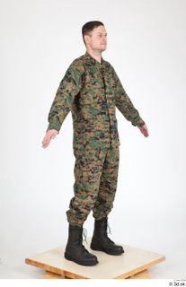 Photos Army Man in Camouflage uniform 8 Camouflage a poses…